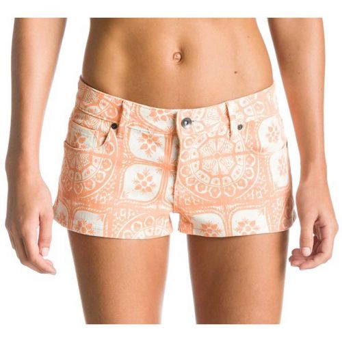Roxy Forever Print Women's Walkshort Shorts, color: Baltic - Pattern_1 | Melon - Pattern_1, category/department: women-walkshorts