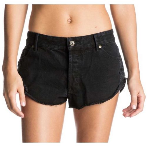 Roxy Black Peaceful Women's Walkshort Shorts, color: Anthracite, category/department: women-walkshorts
