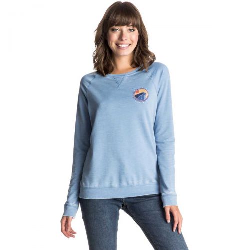 Roxy Ray Of Light New Wave Women's Hoody Pullover Sweatshirts, color: Regatta - Solid, category/department: women-sweatshirts