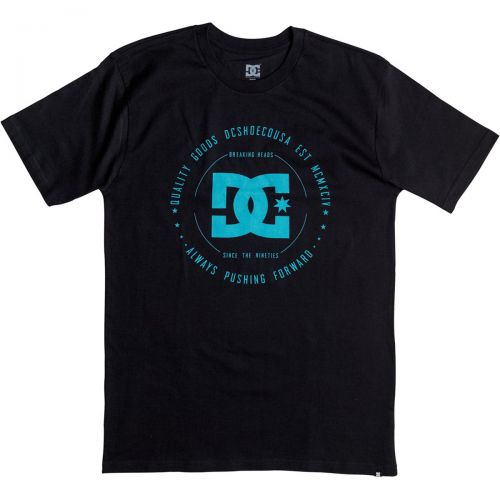 DC Mens Rebuilt 2 Short-Sleeve Shirt, color: Black | Fatigue Green | Snow White | Dark Indigo | Periscope | Black/Snow White, category/department: men-tees