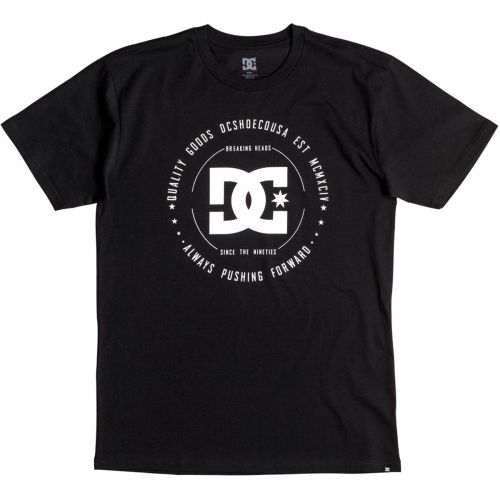 DC Mens Rebuilt 2 Short-Sleeve Shirt, color: Black | Fatigue Green | Snow White | Dark Indigo | Periscope | Black/Snow White, category/department: men-tees