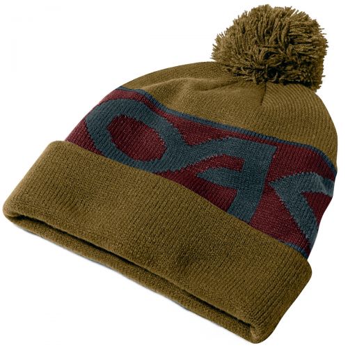 Oakley Mens Factory Cuff Beanie Hat, color: Citrus | Arctic White | Oxide | Nordic | Blue Shade | Deep Plum | Burnished | Fired Brick, category/department: men-beanies