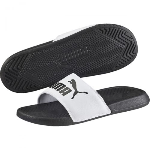 Puma Mens Popcat Sandals, color: Black/White, category/department: men-sandals